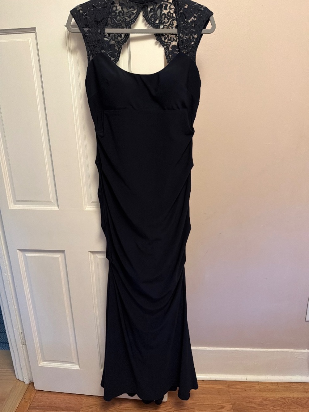 Navy gown